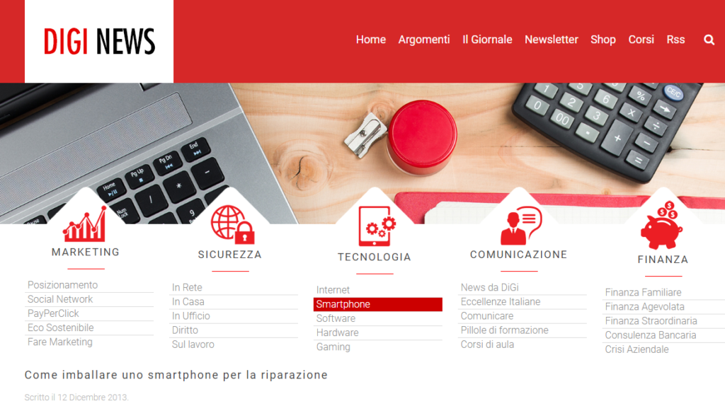 digimews come imballare uno smartphone per la riparazione