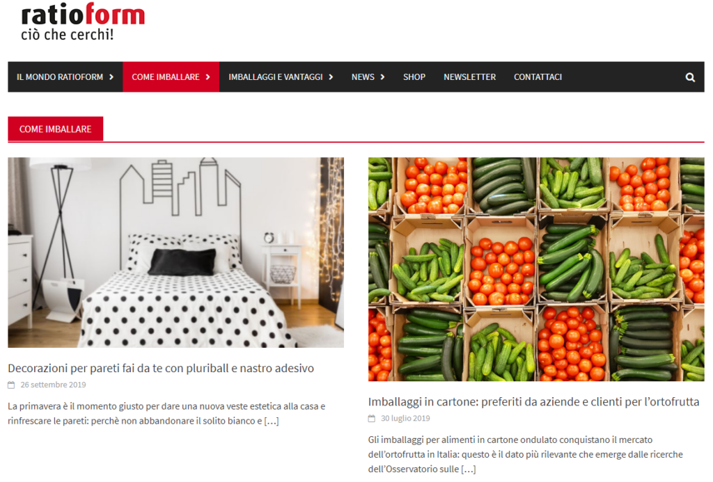 ratioform molteplici guide su come imballare ogni tipo di oggetto