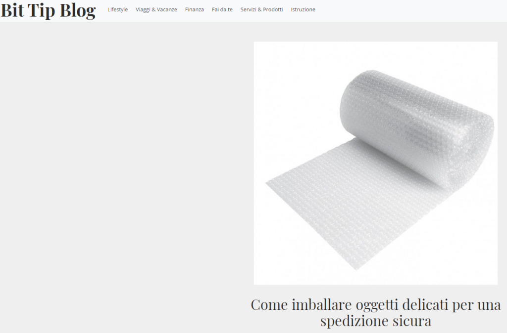 bittipblog come imballare oggetti delicati per una spedizione sicura