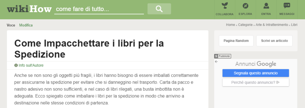 wikihow come impacchettare i libri per la spedizione