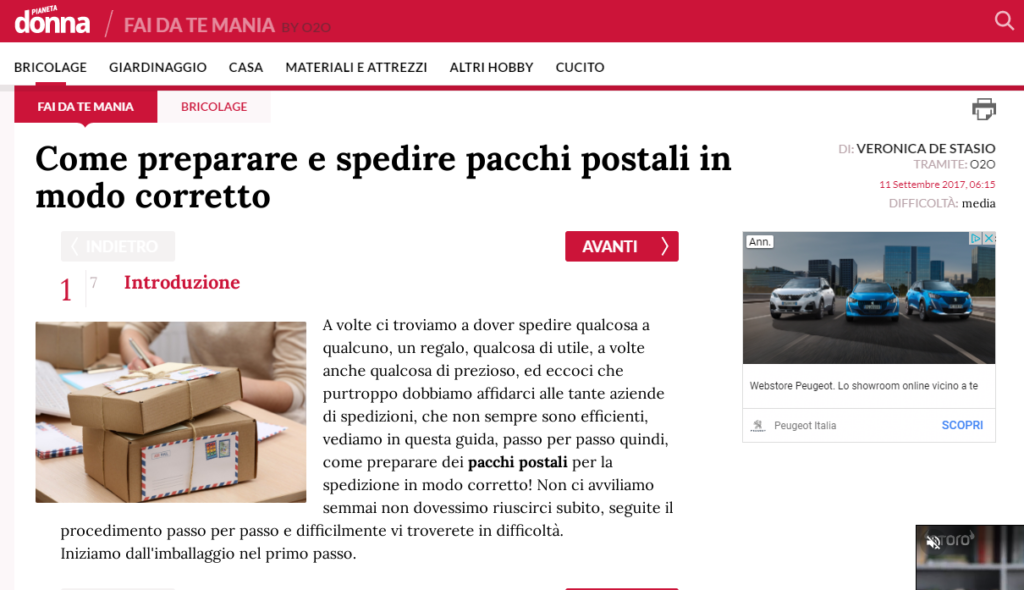 pianeta donna come preparare e spedire pacchi postali in modo corretto
