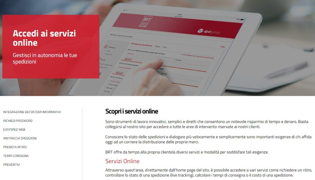 corriere espresso brt