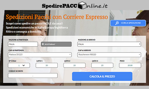 spedizione pacchi con SpedirePaccoOnline.it