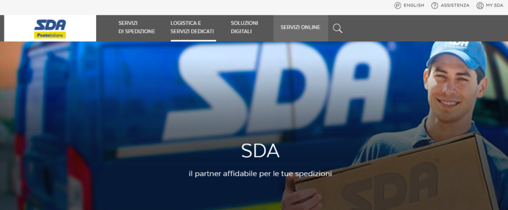 corriere espresso sda imballaggio